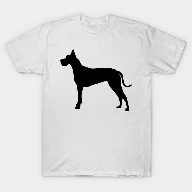 Great Dane Harlequin Great Danes Black and Fawn Great Danes Pattern in Brown T-Shirt by JessDesigns